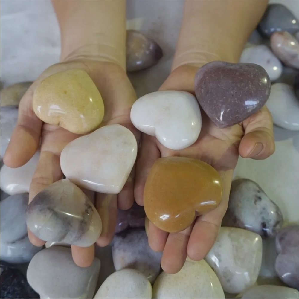 GEMSTONE HEART 💛🧡💜🤍🩷🩵 - Picture 4 of 9